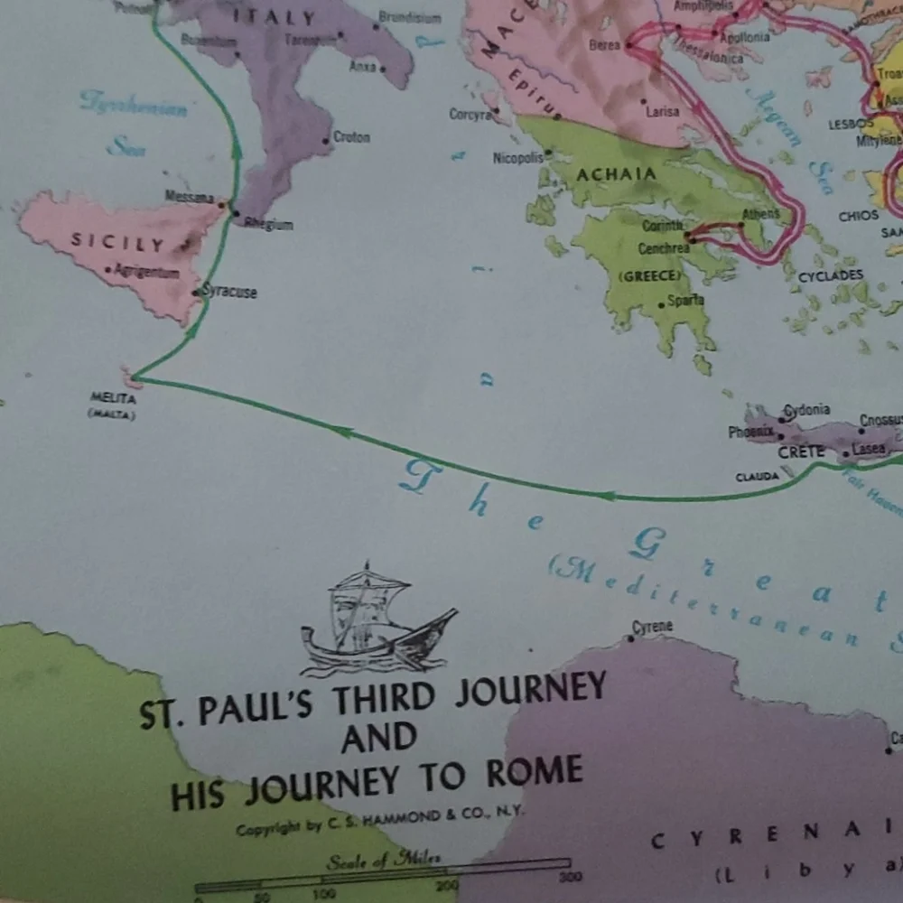 1966 Red VINTAGE KJV BIBLE Maps Prayers Photos Christian Religion Jesus